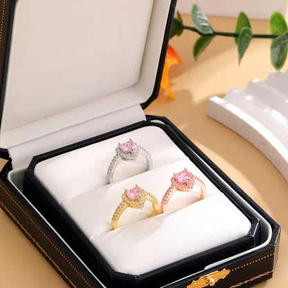 Anillo de Promesa Corazón Eterno Modelo Pandora