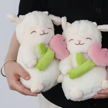 PELUCHE CORDERITO TULIPAN TIERNO ( DE REGALO JUGO DE ANILLOS DE PAREJA)